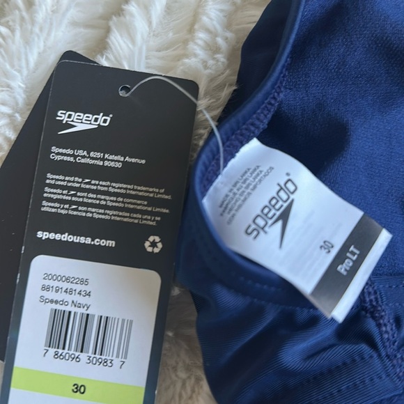 Speedo Women's Swimsuit One Piece ProLT Super Pro Solid Team Navy Adult Sz 30 - Picture 8 of 9